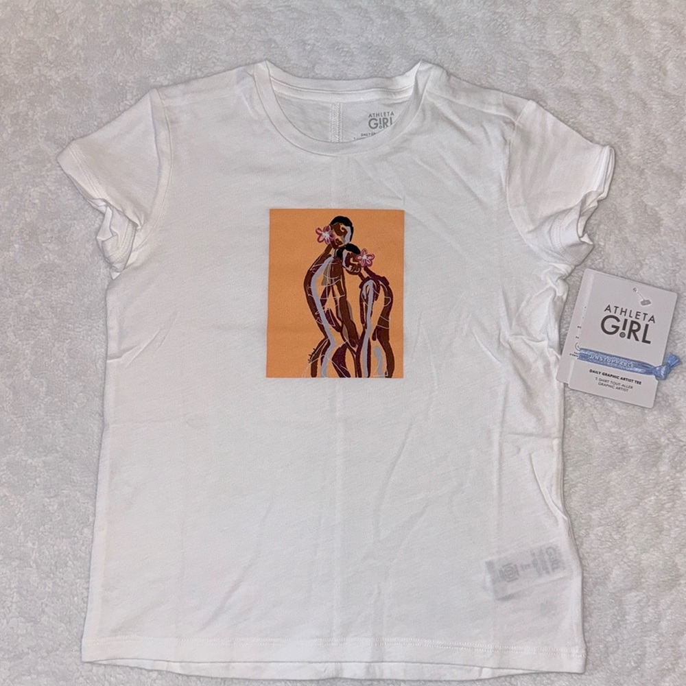 Athleta Girls Daily Graphic Artist Tee S/7